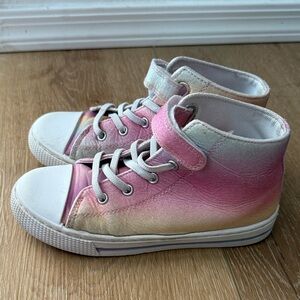 Rainbow glitter Pastel High-Top Sneakers